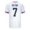 Officiële Voetbalshirt USA Reyna 7 Thuis 2024 - Heren